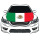 The World Cup Mexico Flag Car Hood flag 3.3X5FT High elastic fabric